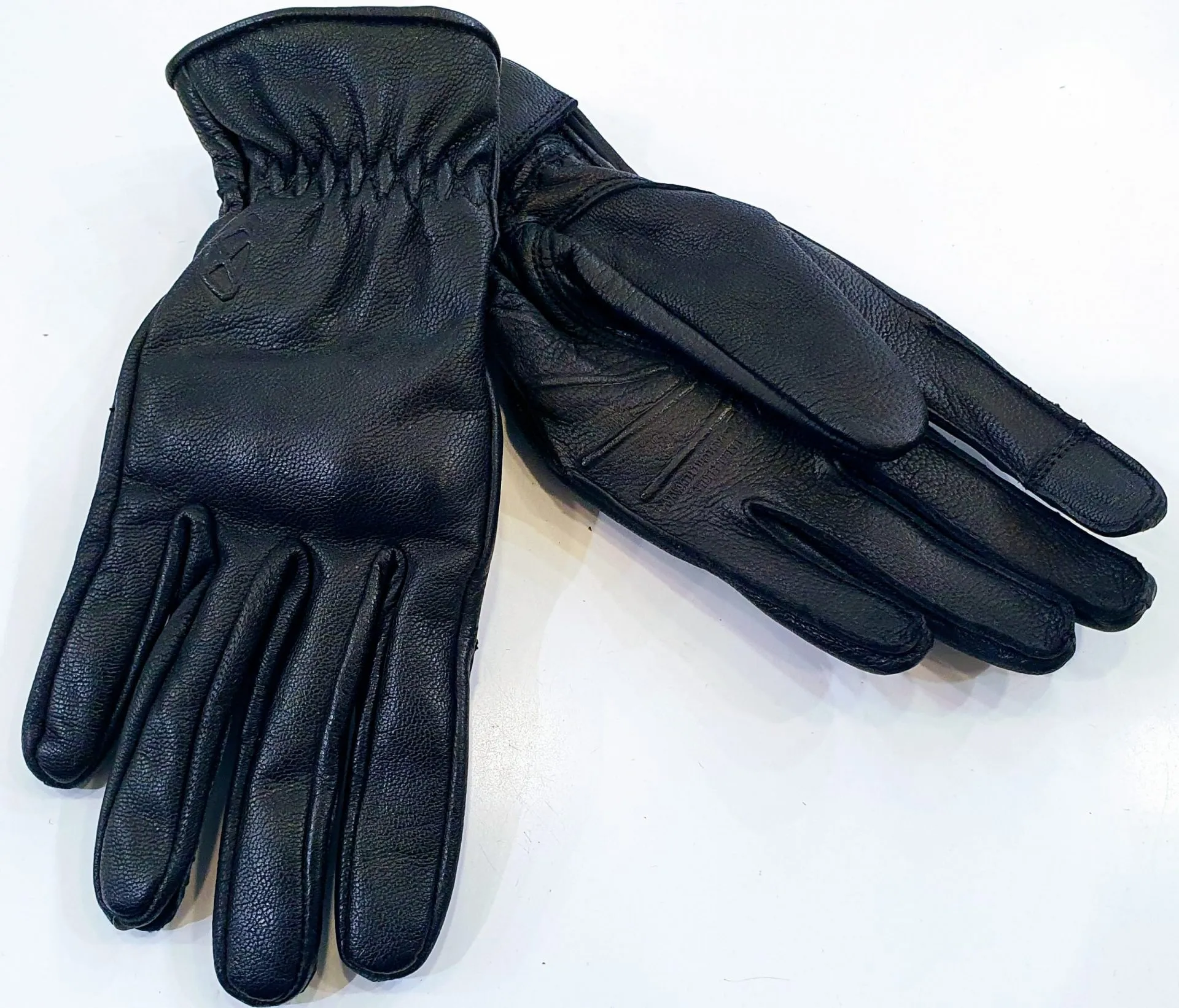 Gants moto Femme – 1/2 saison / Borrega cuir noir – Image 3