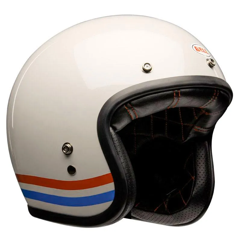 CASQUE BELL – Custom 500 SRIPES Pearl / Vintage Collection