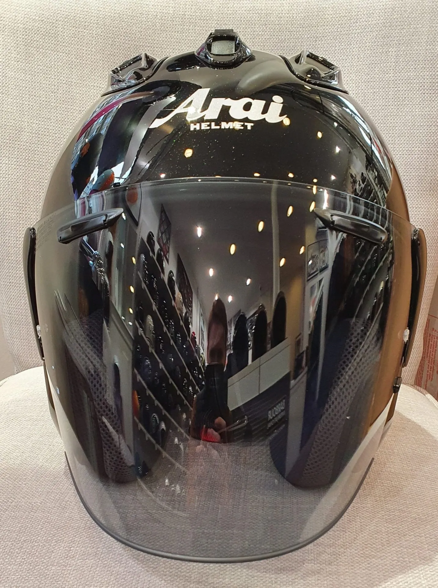 Ecran Arai SZ-R VAS – VAS EVO semi Fumé homologué – Image 2