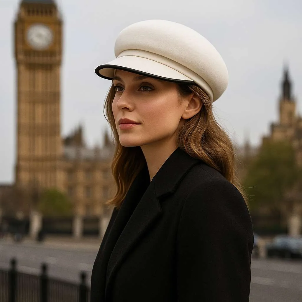 Béret Casquette Gavroche Femme en Laine – Image 2