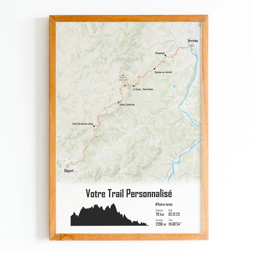 Affiche Trail Personnalisée