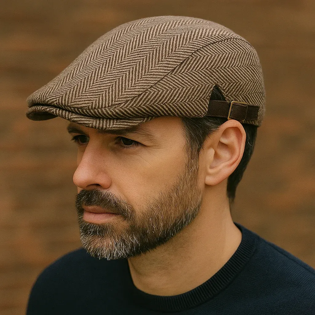 Béret Homme Laine Chic - Chevronet – Image 8