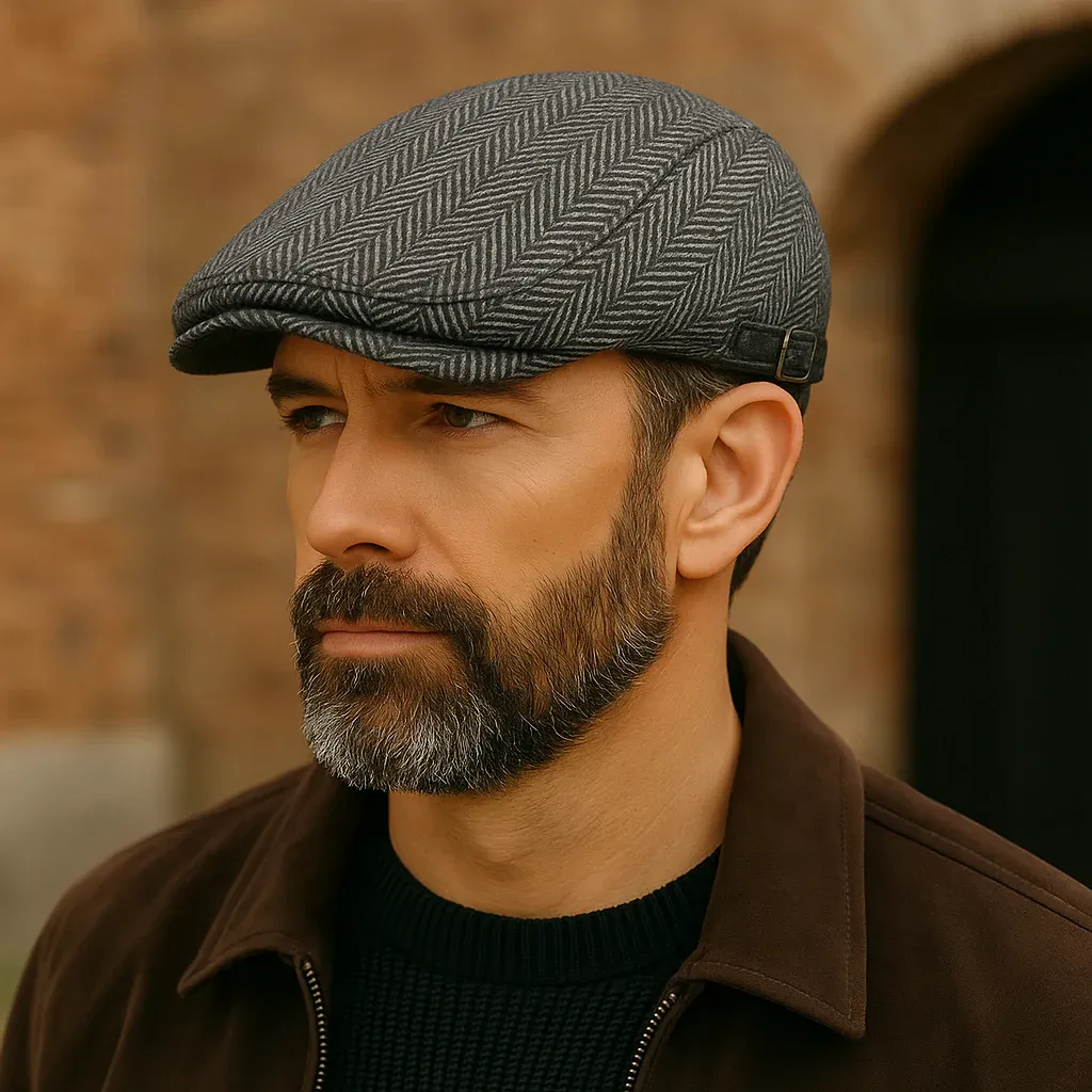 Béret Homme Laine Chic - Chevronet – Image 2