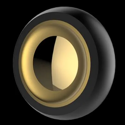 Kit Vis – BOLT – pour Casque jet Guang – Black Cup Gold Ring Gold Eye