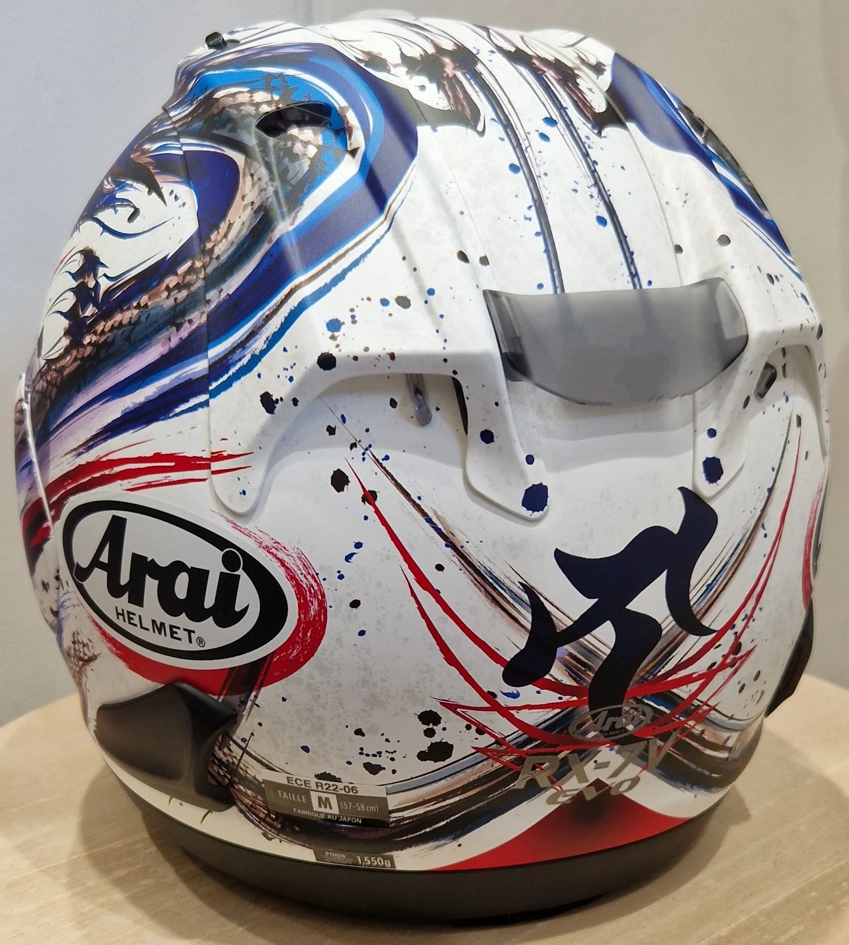 Casque ARAI RX-7V EVO KIYO TRICO – Réplica – Image 3