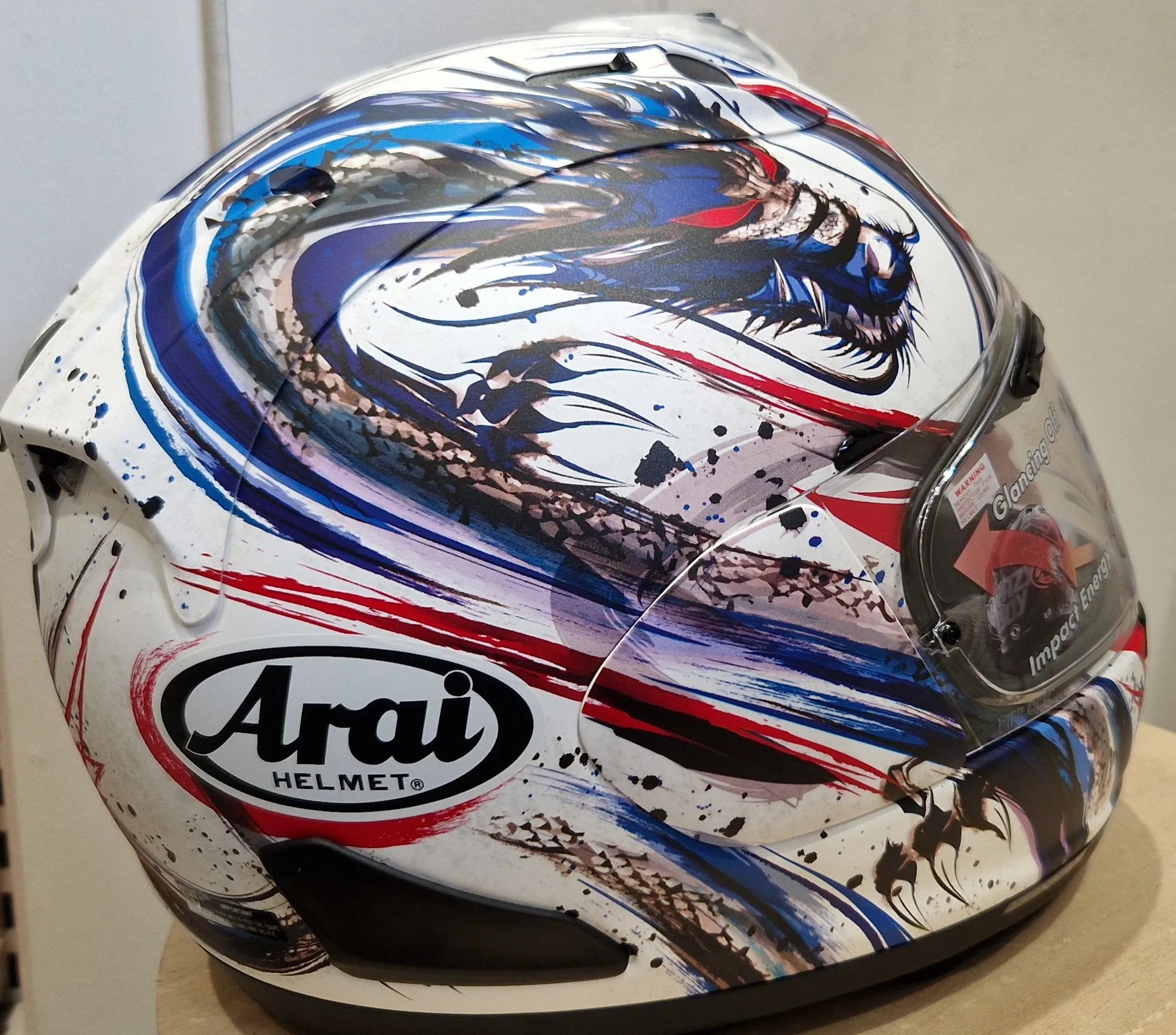 Casque ARAI RX-7V EVO KIYO TRICO – Réplica – Image 4