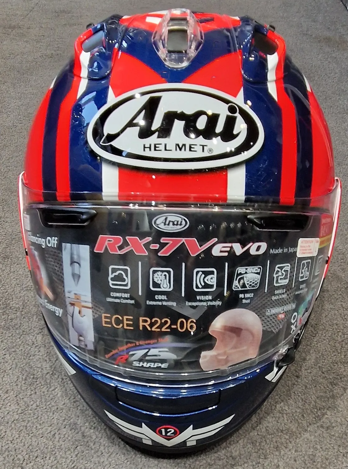 Casque Arai RX-7V EVO – Maverick Replica – Image 3