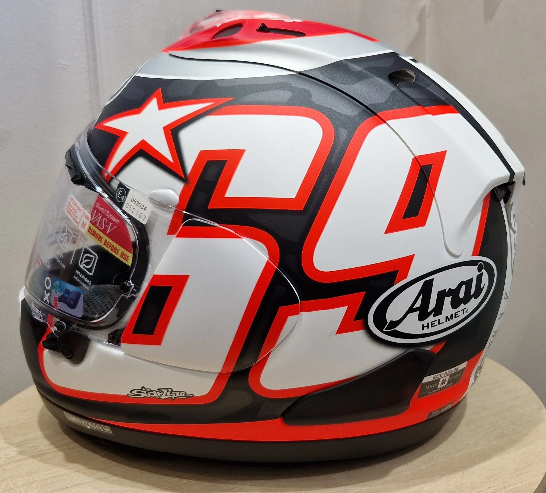 Casque Arai RX-7V EVO – Nicky Reset Replica – Image 2