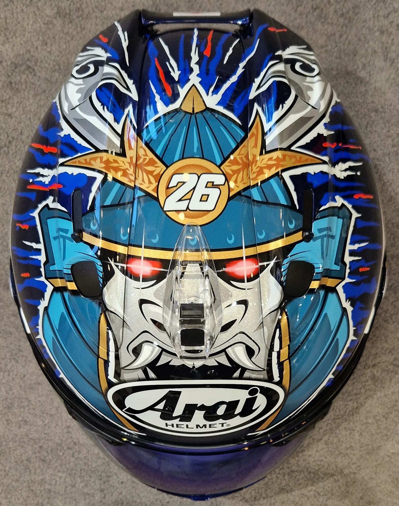 Casque Arai RX-7V EVO – PEDROSA SHOGUN / NEW 2025 – Image 4