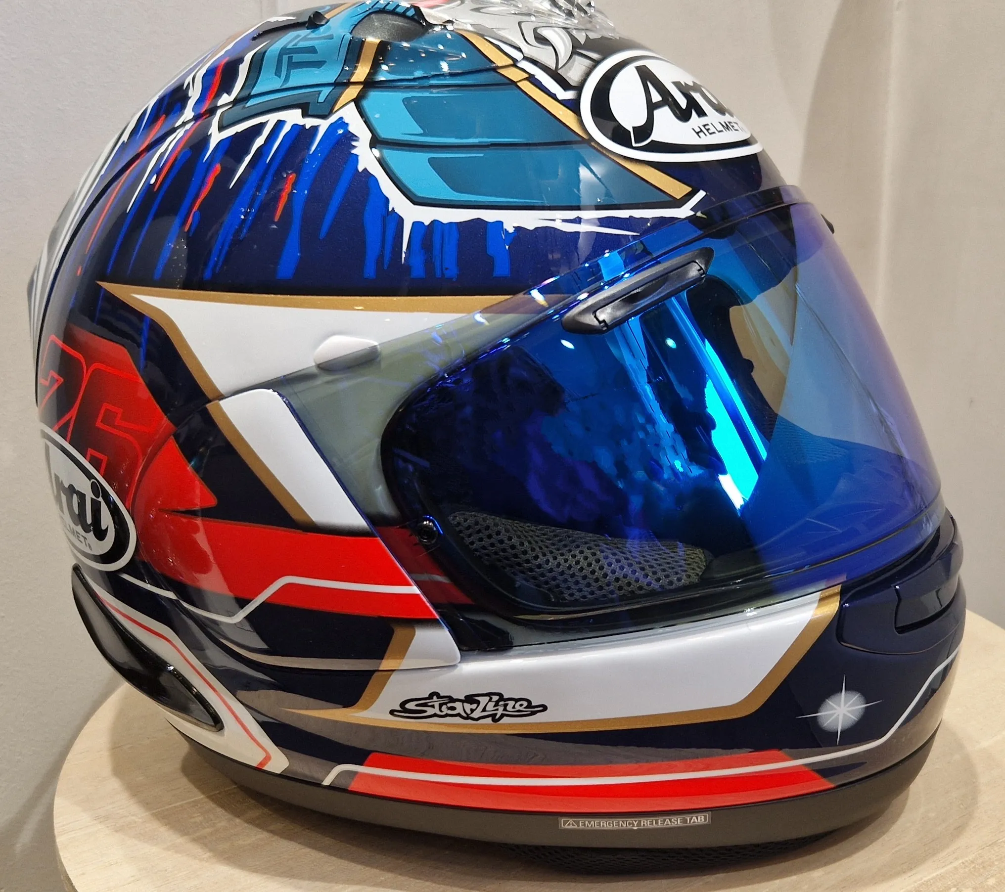 Casque Arai RX-7V EVO – PEDROSA SHOGUN / NEW 2025 – Image 5