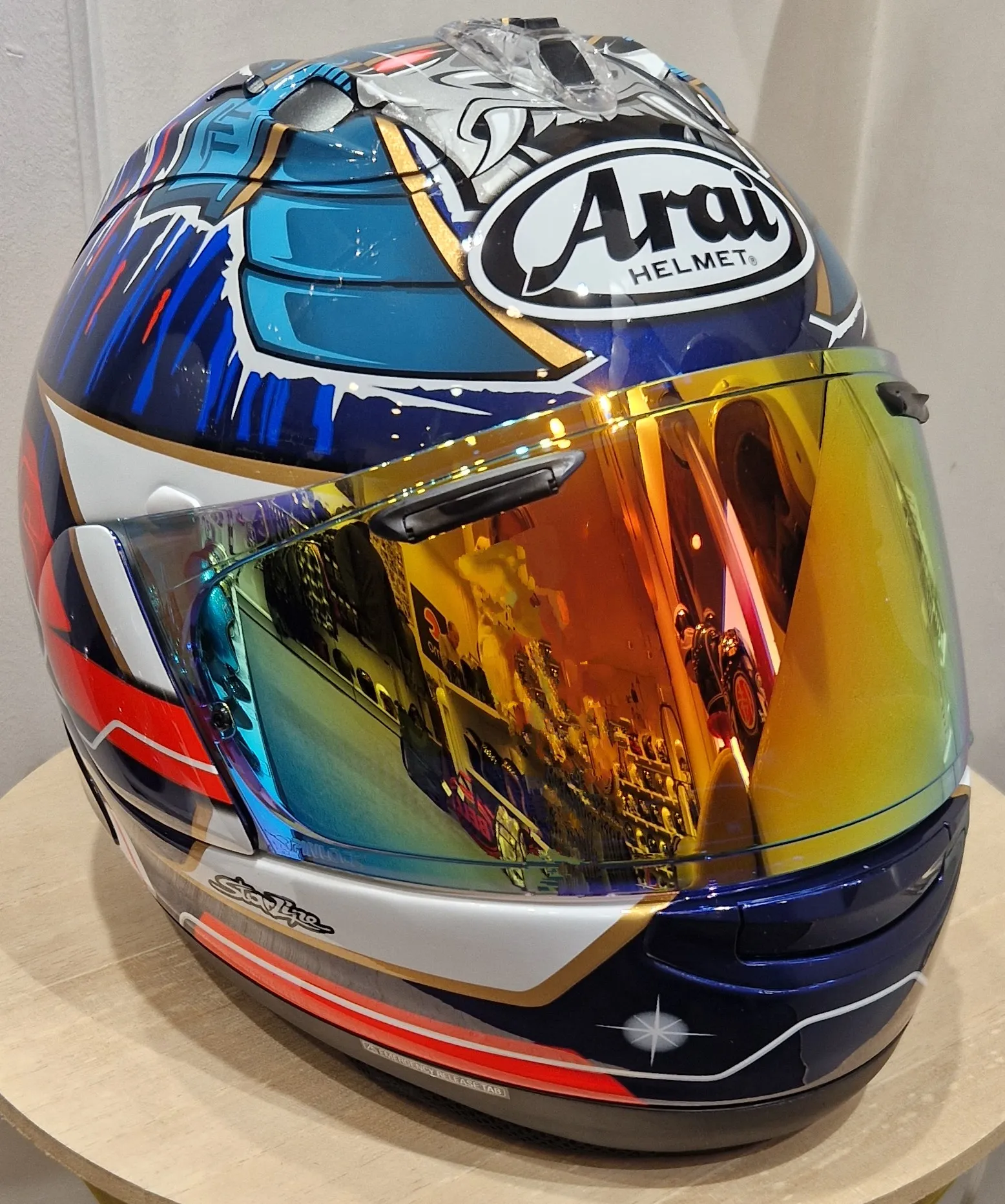 Casque Arai RX-7V EVO – PEDROSA SHOGUN / NEW 2025 – Image 6
