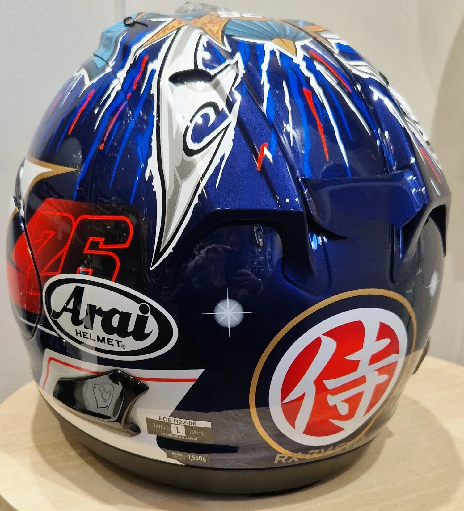 Casque Arai RX-7V EVO – PEDROSA SHOGUN / NEW 2025 – Image 3