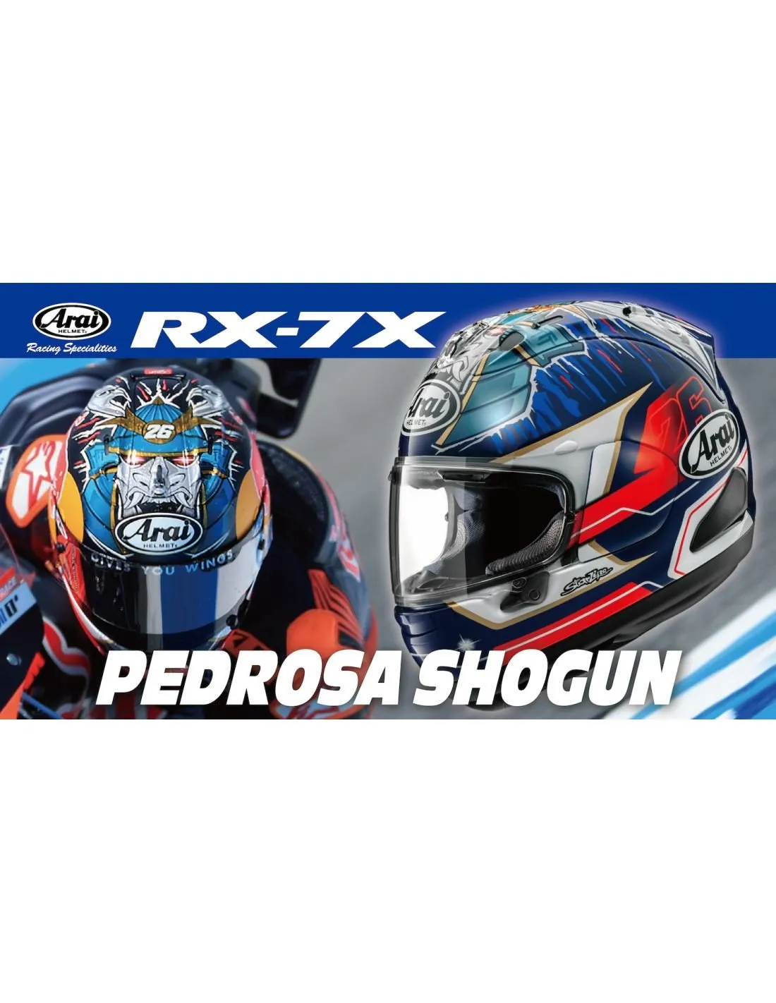 Casque Arai RX-7V EVO – PEDROSA SHOGUN / NEW 2025 – Image 7