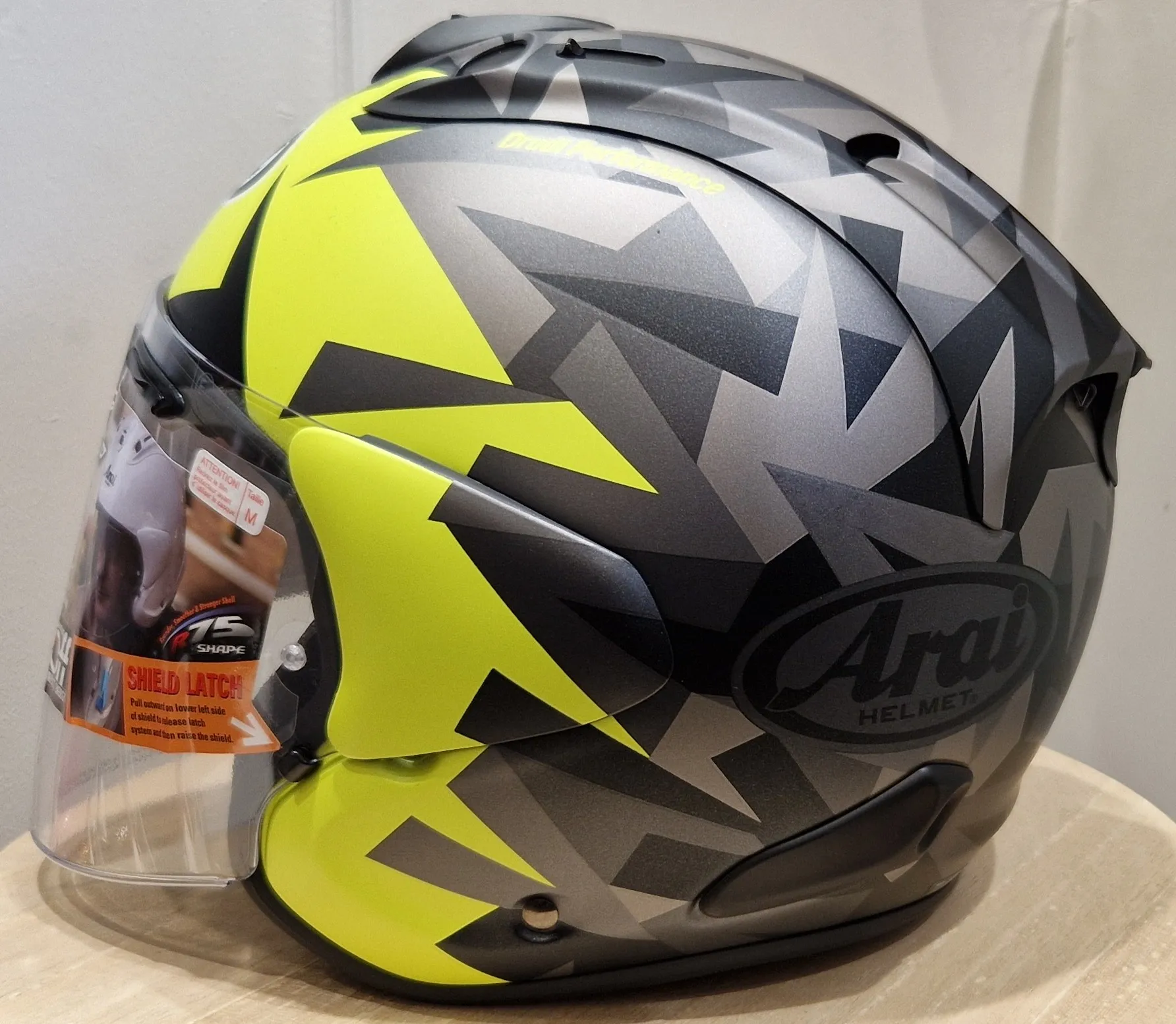 Casque Arai SZ-R VAS EVO – Mimesis Jaune – Image 2
