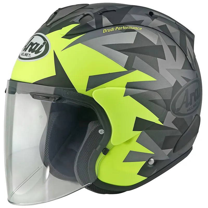 Casque Arai SZ-R VAS EVO – Mimesis Jaune