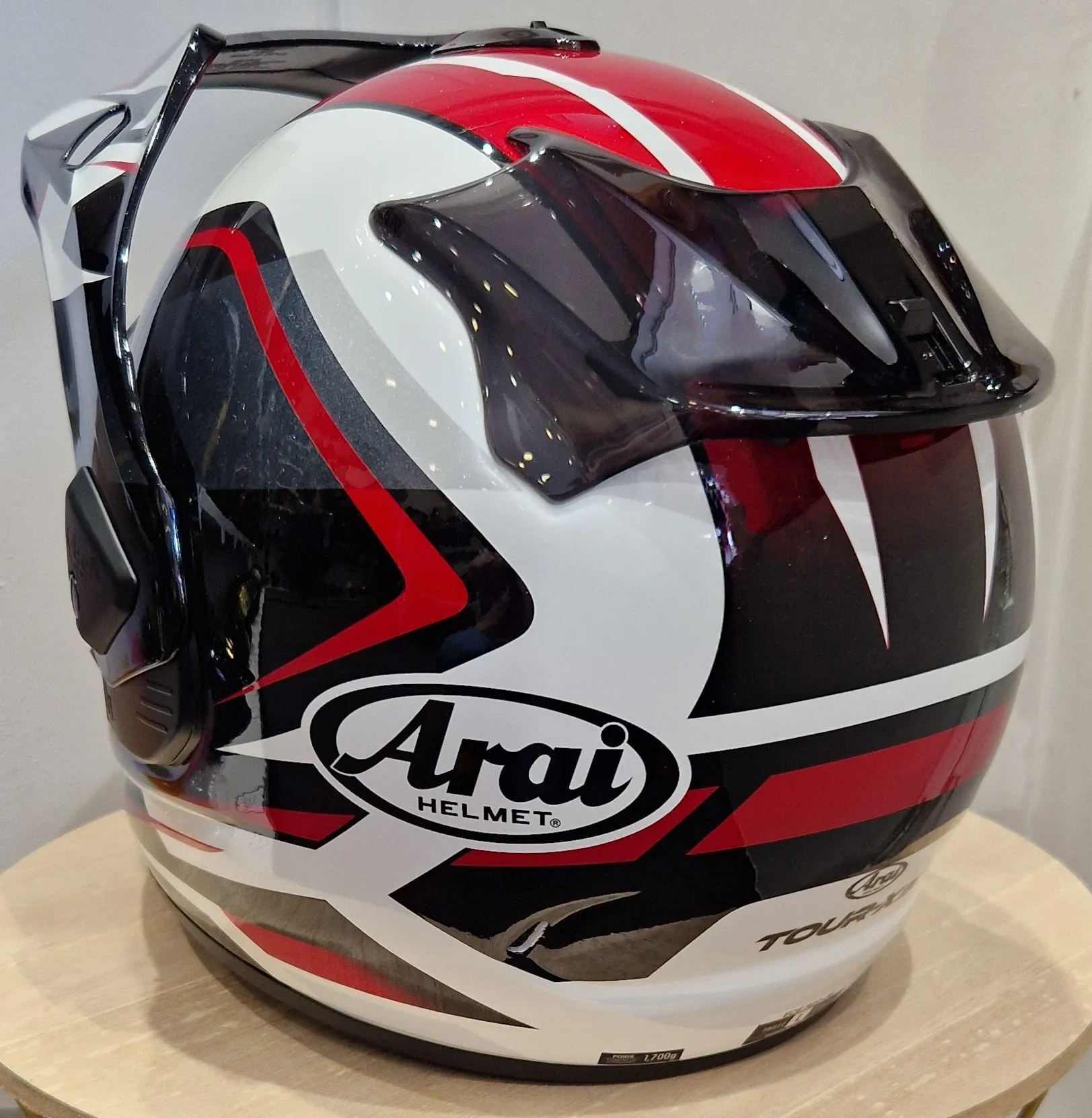 Casque Arai TOUR-X5 – Discovery Rouge – Image 4