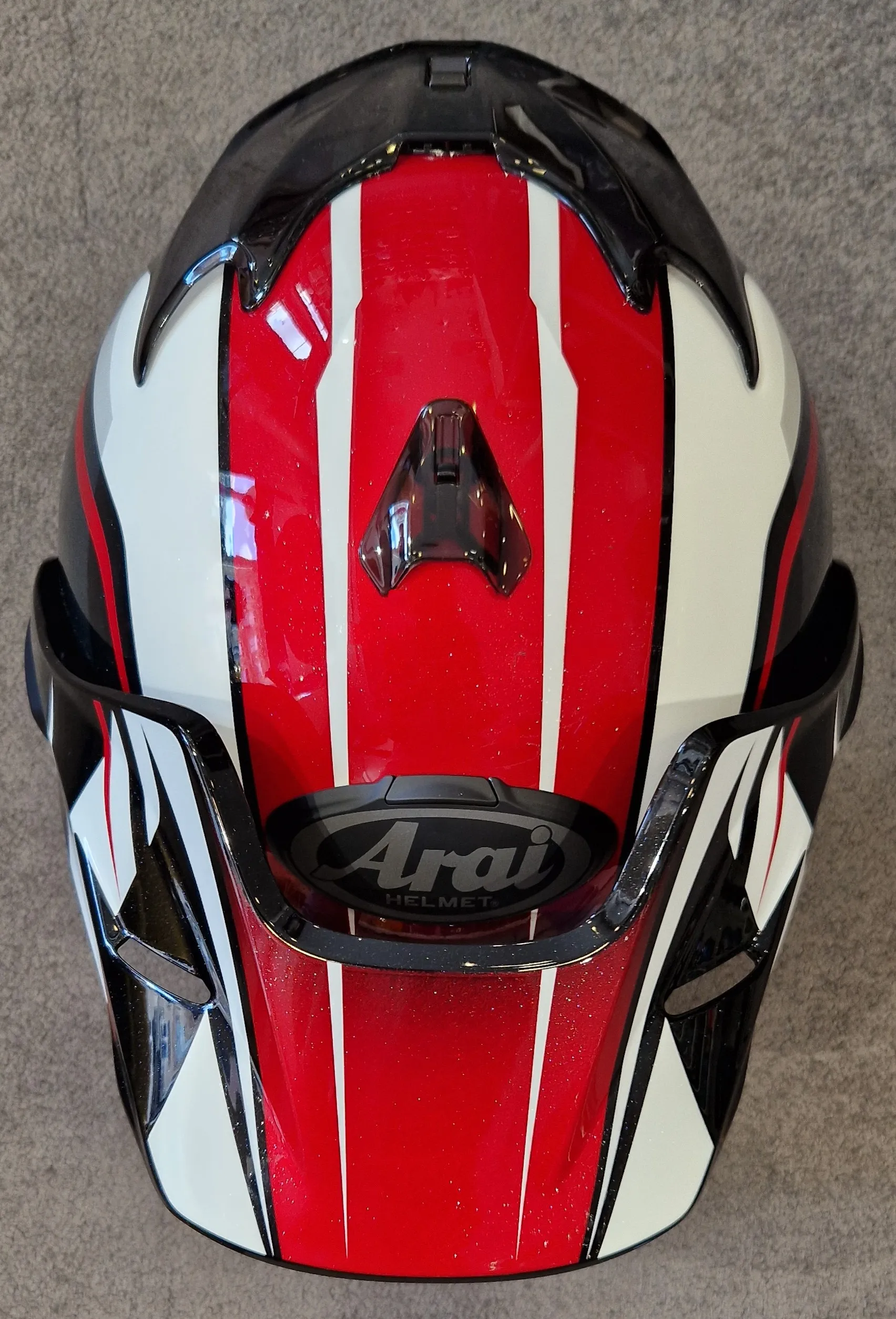 Casque Arai TOUR-X5 – Discovery Rouge – Image 5