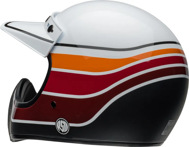 CASQUE BELL MOTO 3 RDS Saddleback Satin/Gloss/White/Black – Image 4