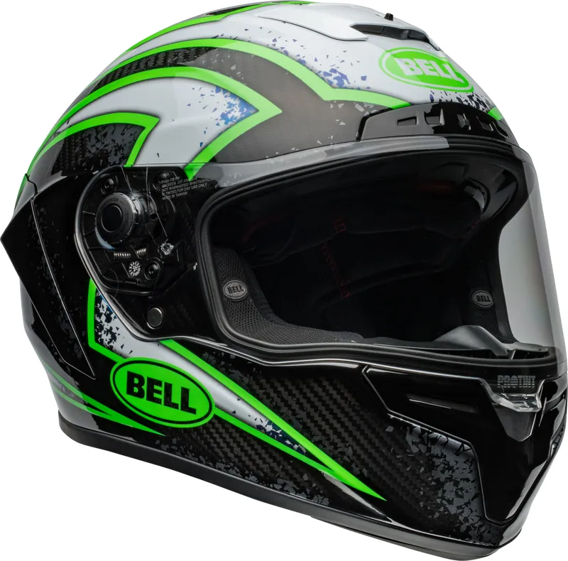 Casque BELL Race Star DLX Flex – XENON Gloss Black/ KRYPTONITE – Image 2
