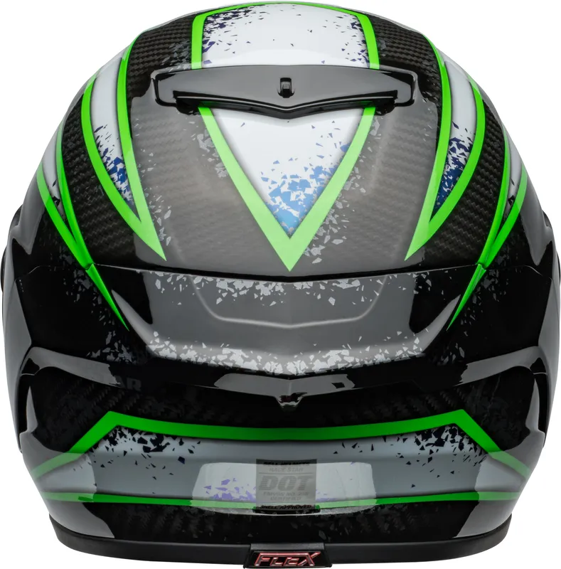Casque BELL Race Star DLX Flex – XENON Gloss Black/ KRYPTONITE – Image 3