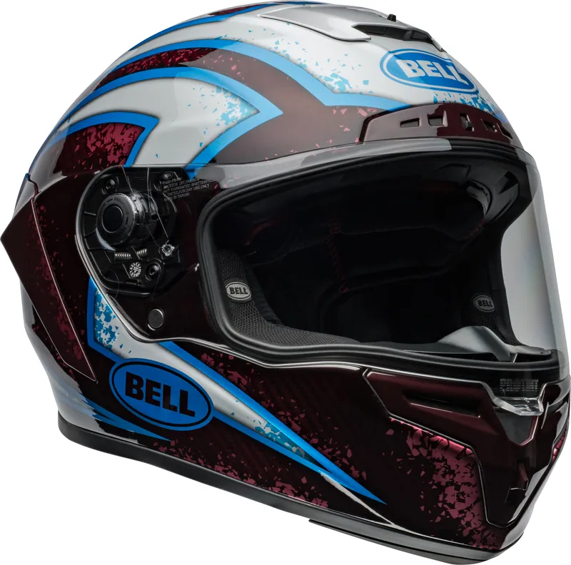 Casque BELL Race Star DLX Flex – XENON Gloss Red/ SILVER