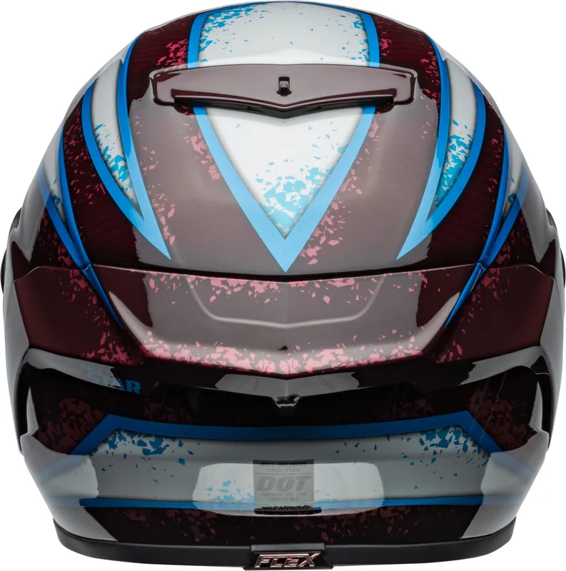 Casque BELL Race Star DLX Flex – XENON Gloss Red/ SILVER – Image 3