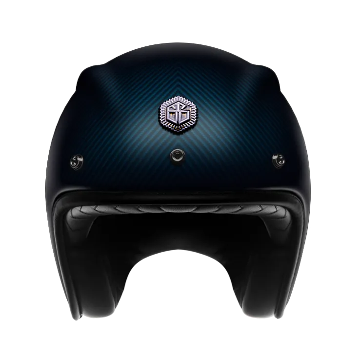 CASQUE GUANG Open Face carbon Sodalite Matte