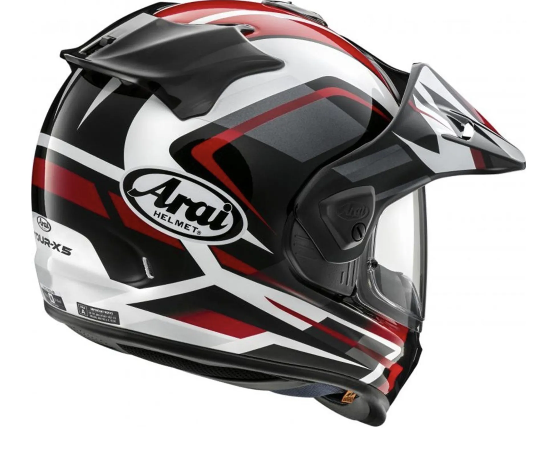 Casque Arai TOUR-X5 – Discovery Rouge – Image 6