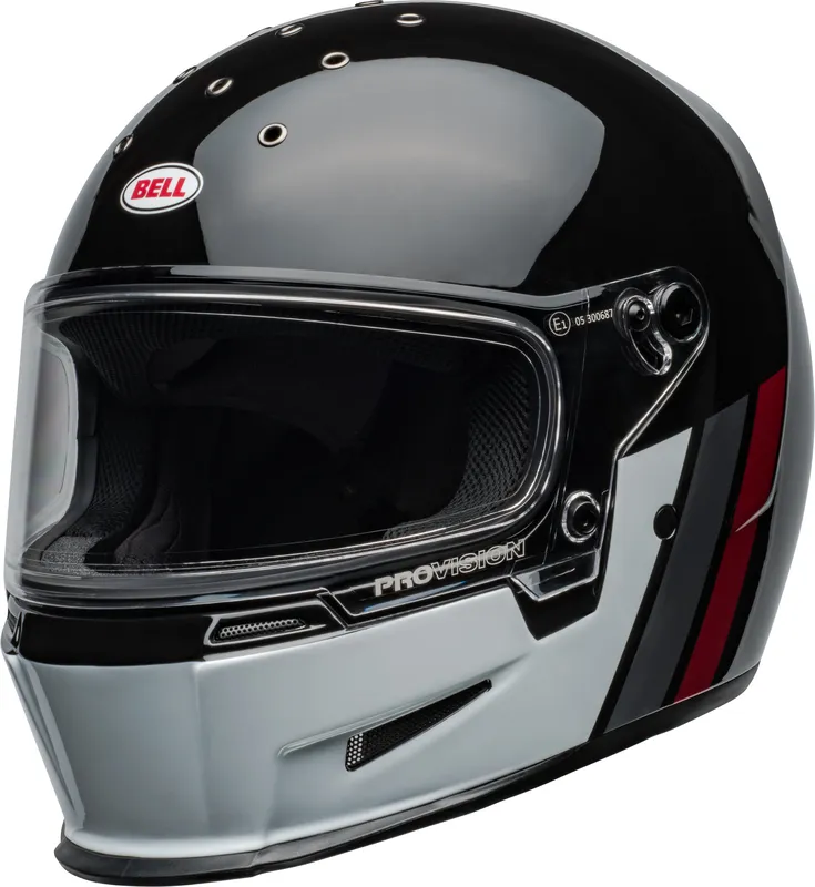 Casque BELL Eliminator – GT Gloss Black/White – Image 5
