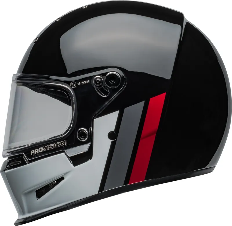Casque BELL Eliminator – GT Gloss Black/White – Image 2