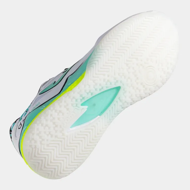 JOMA SPIN MEN CHAUSSURES TENNIS PADEL WHITE TURQUOISE – Image 6