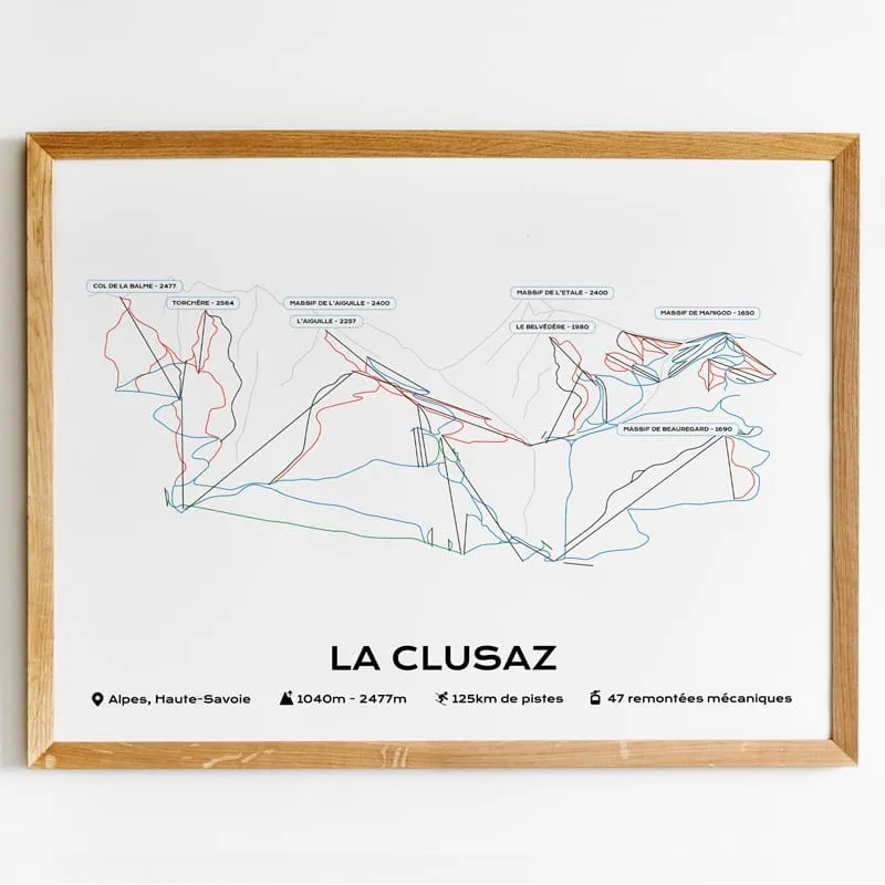 Affiche Station La Clusaz