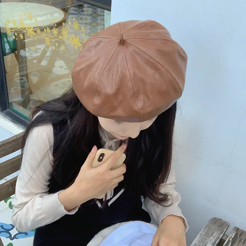 Béret Femme Cuir Classe – Image 2