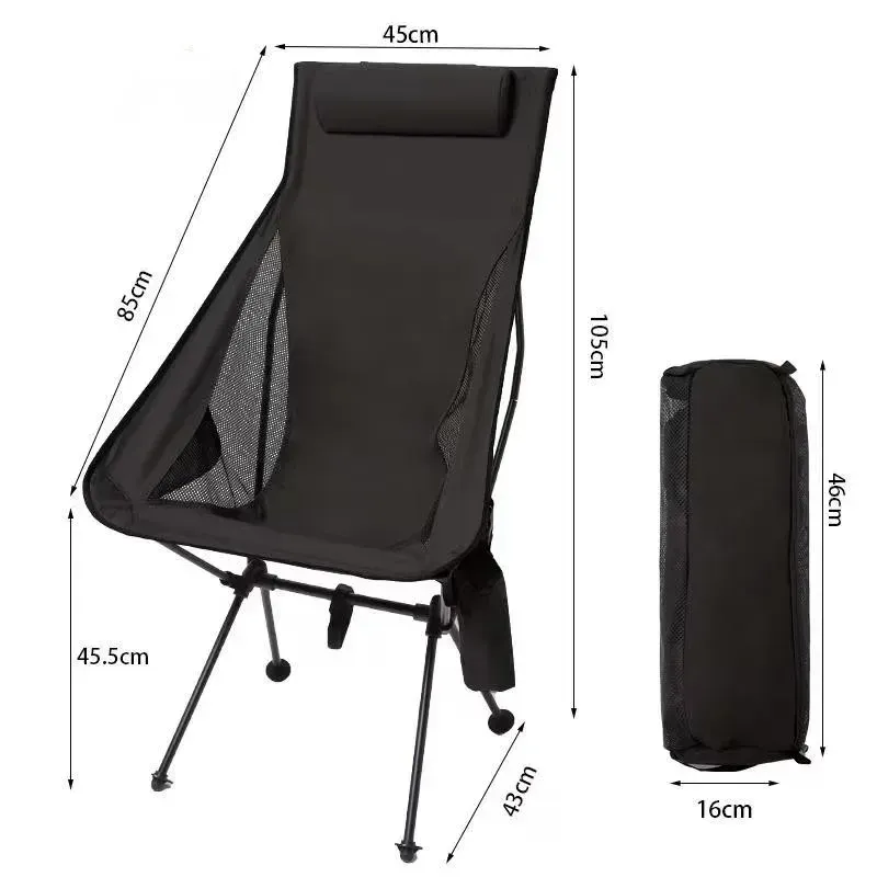 Chaise pliante de plage ultra-confort et légère – Image 5