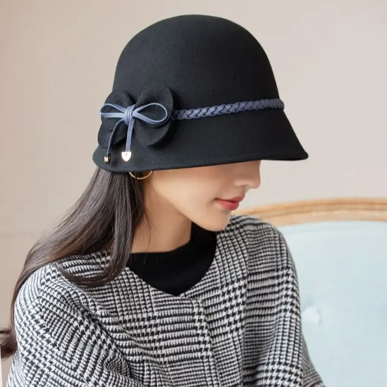 Chapeau Cloche Melon en Laine Femme - Pimpant – Image 6