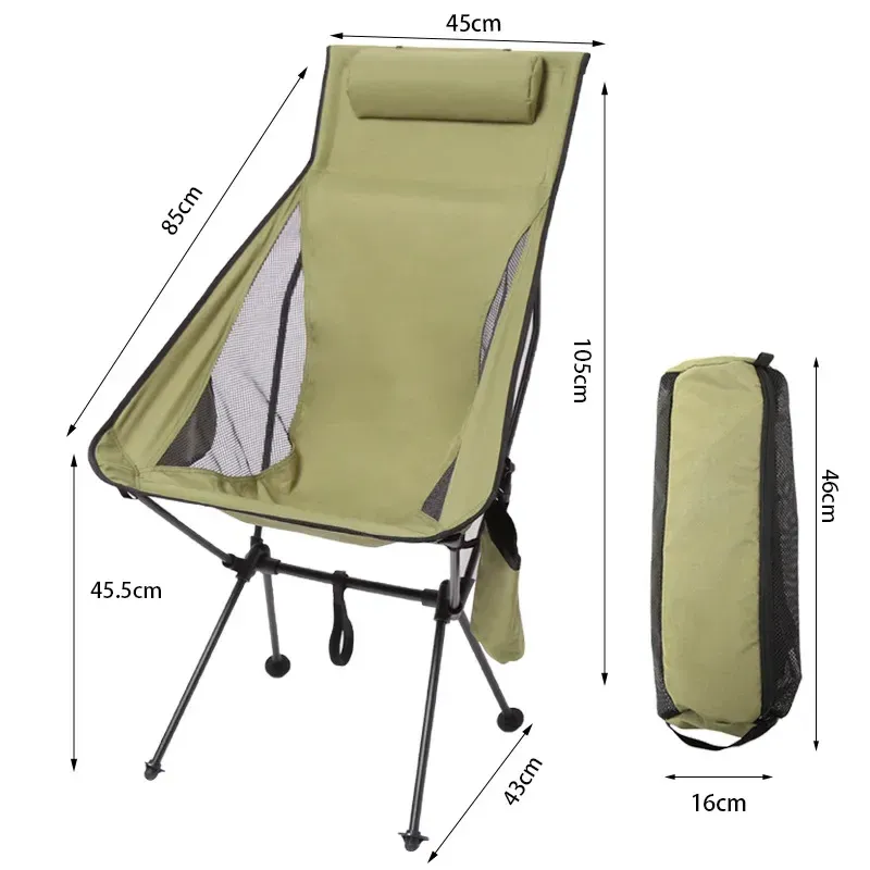 Chaise pliante de plage ultra-confort et légère – Image 7