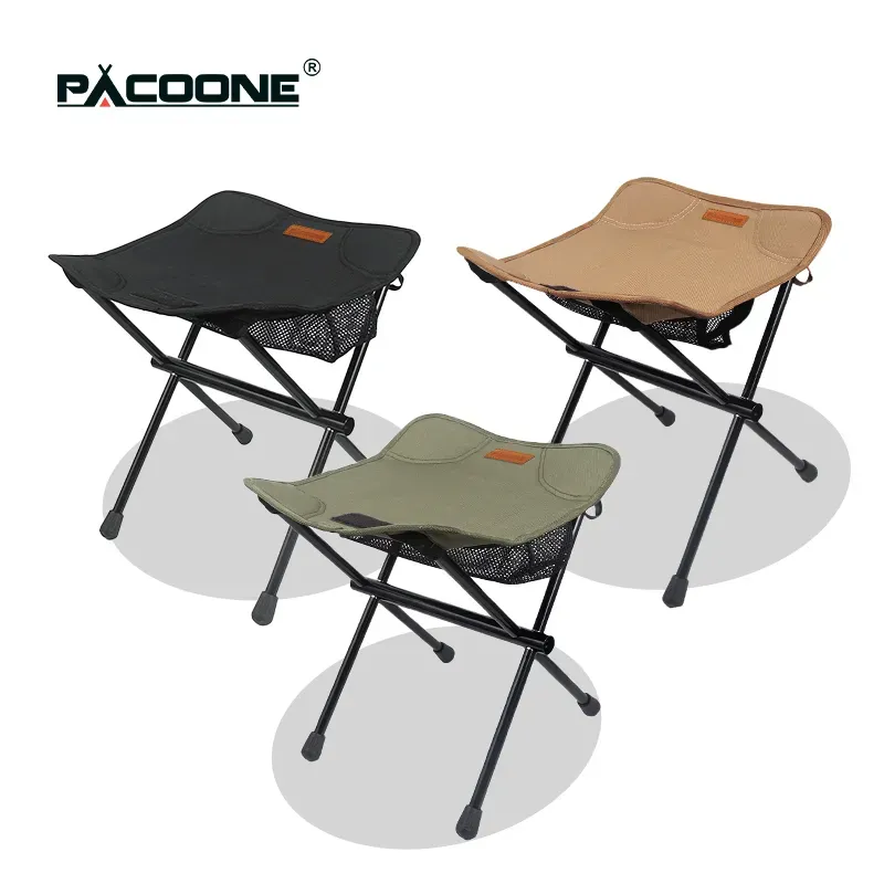 Tabouret pliant de camping PACOONE ultra-léger – Image 2