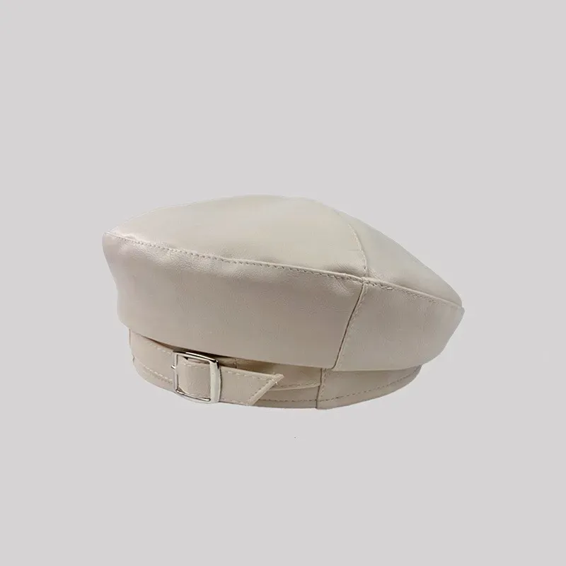 Béret en Cuir Femme – Image 2