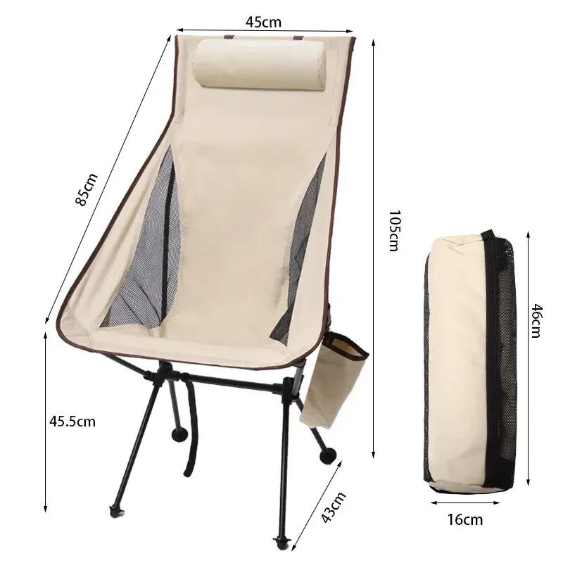 Chaise pliante de plage ultra-confort et légère – Image 8