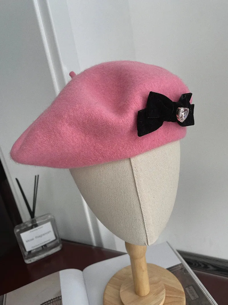 Béret Rose Femme en Coton – Image 9