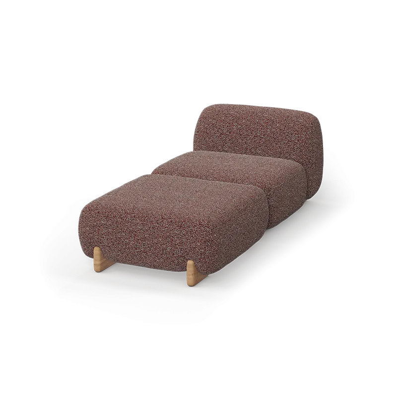 Canapé extérieur en tissu personnalisable Vondom MILOS Divan par Jean Marie Massaud – Image 2