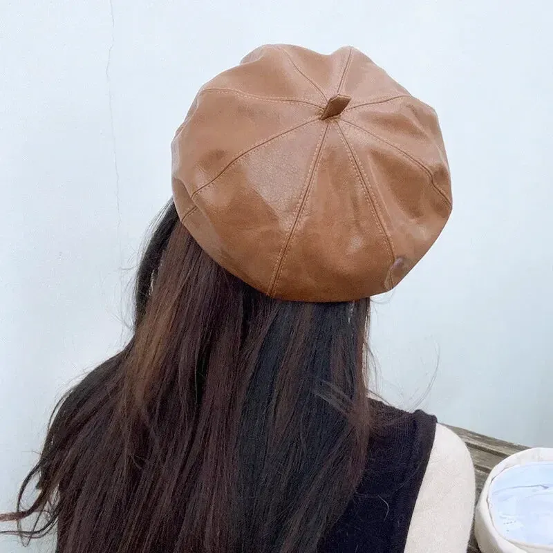 Béret Femme Cuir Classe