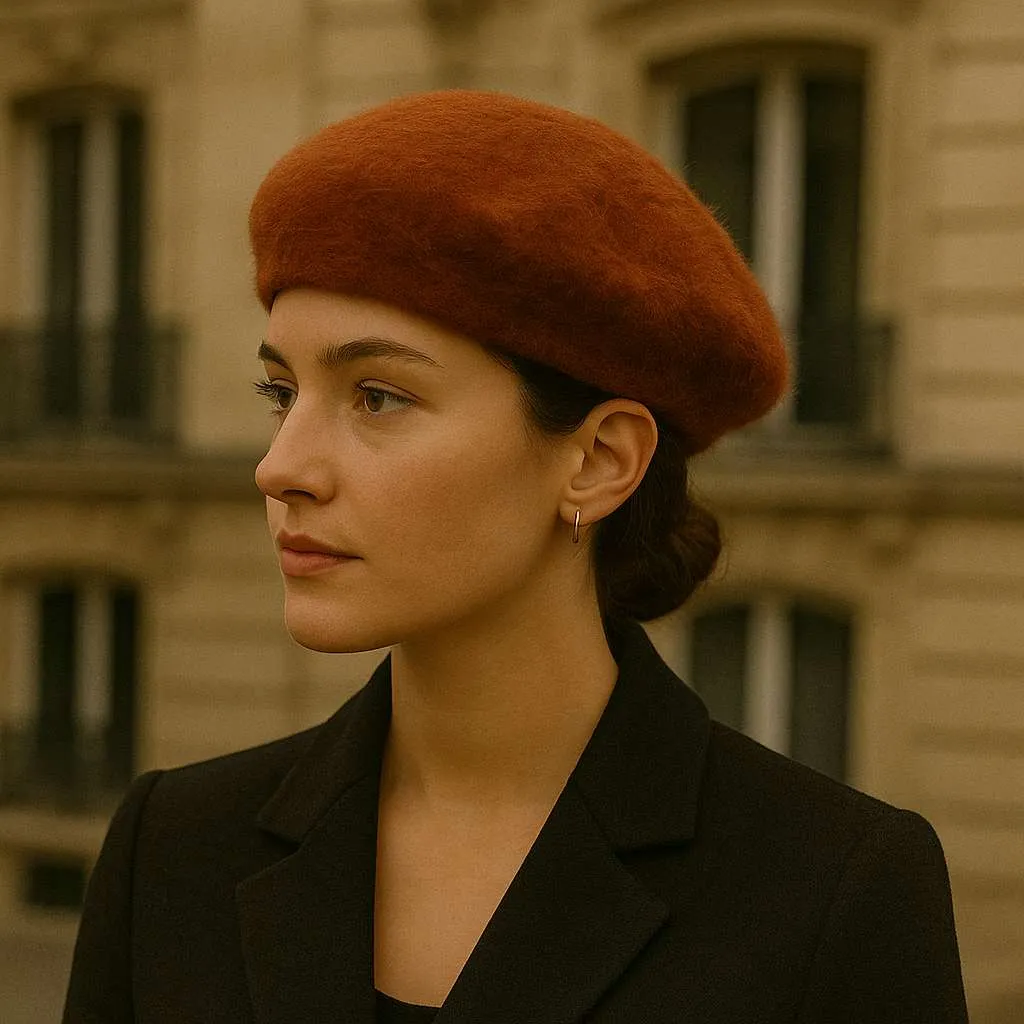 Béret Basque Femme Fourrure – Image 2