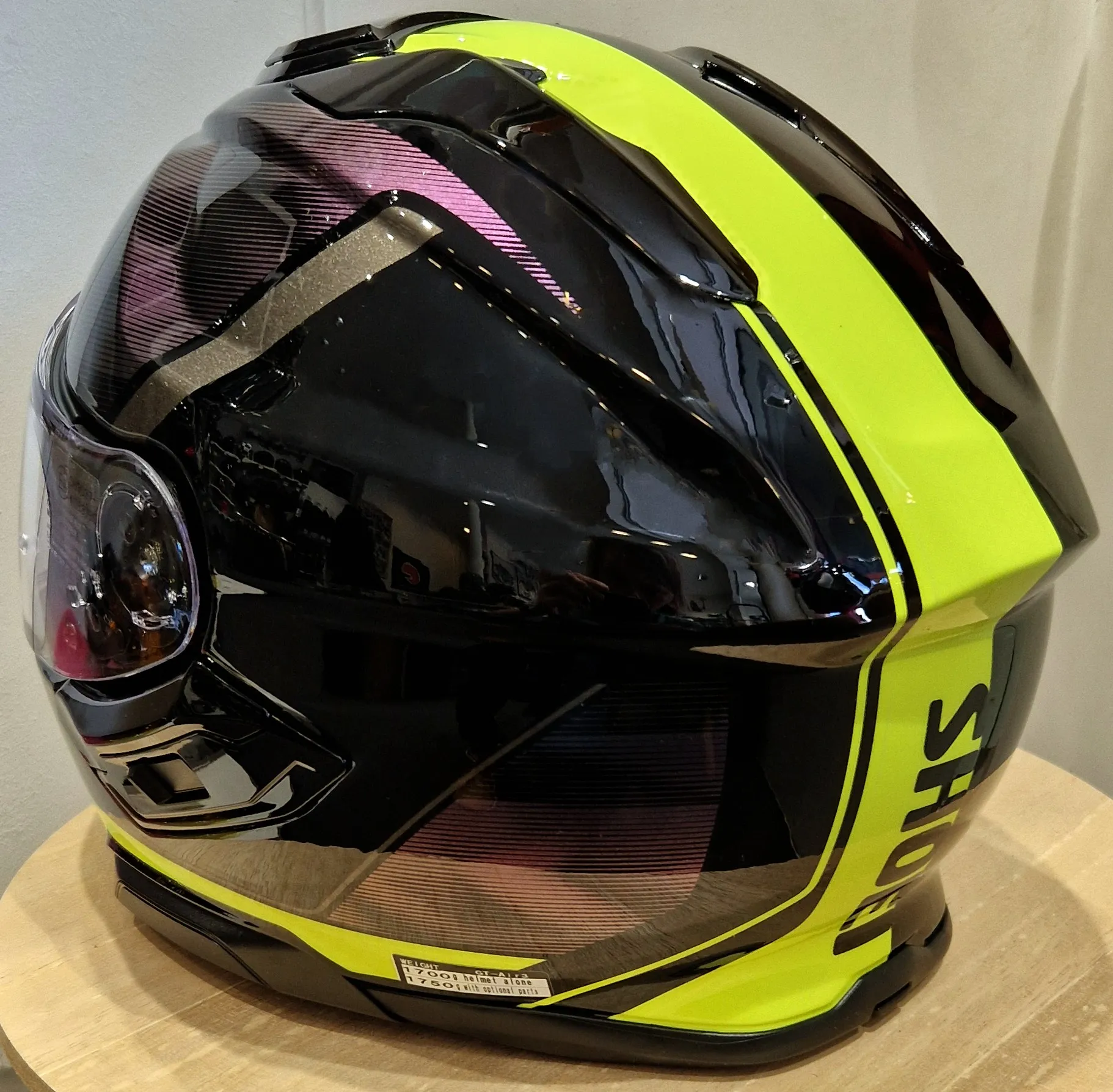 Casque SHOEI GT-AIR 3 SCENARIO TC-3 / NOIR et Jaune – Image 4
