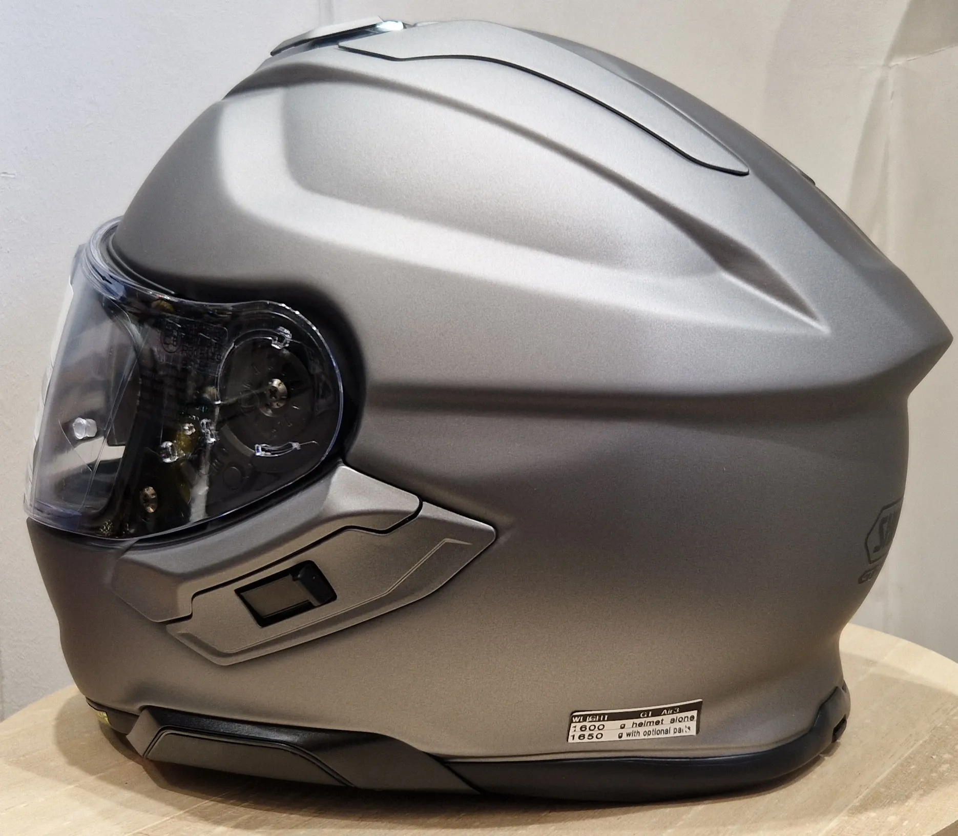 Casque SHOEI GT-AIR 3 Matt grey (Gris mat) – Image 3