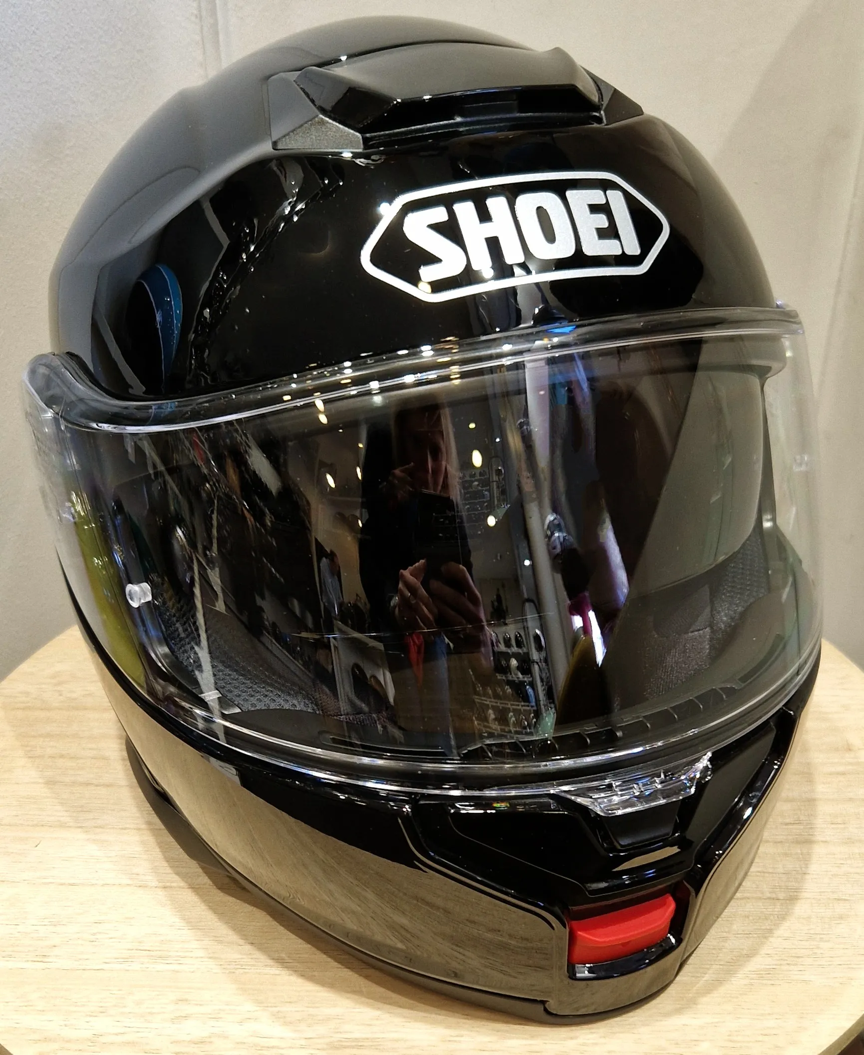 Casque SHOEI Neotec 3 Black (Noir brillant) – Image 5