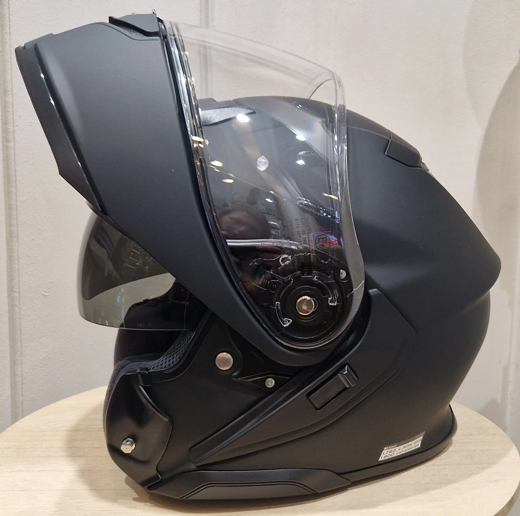 Casque SHOEI Neotec 3 Mat Black (Noir Mat) – Image 3