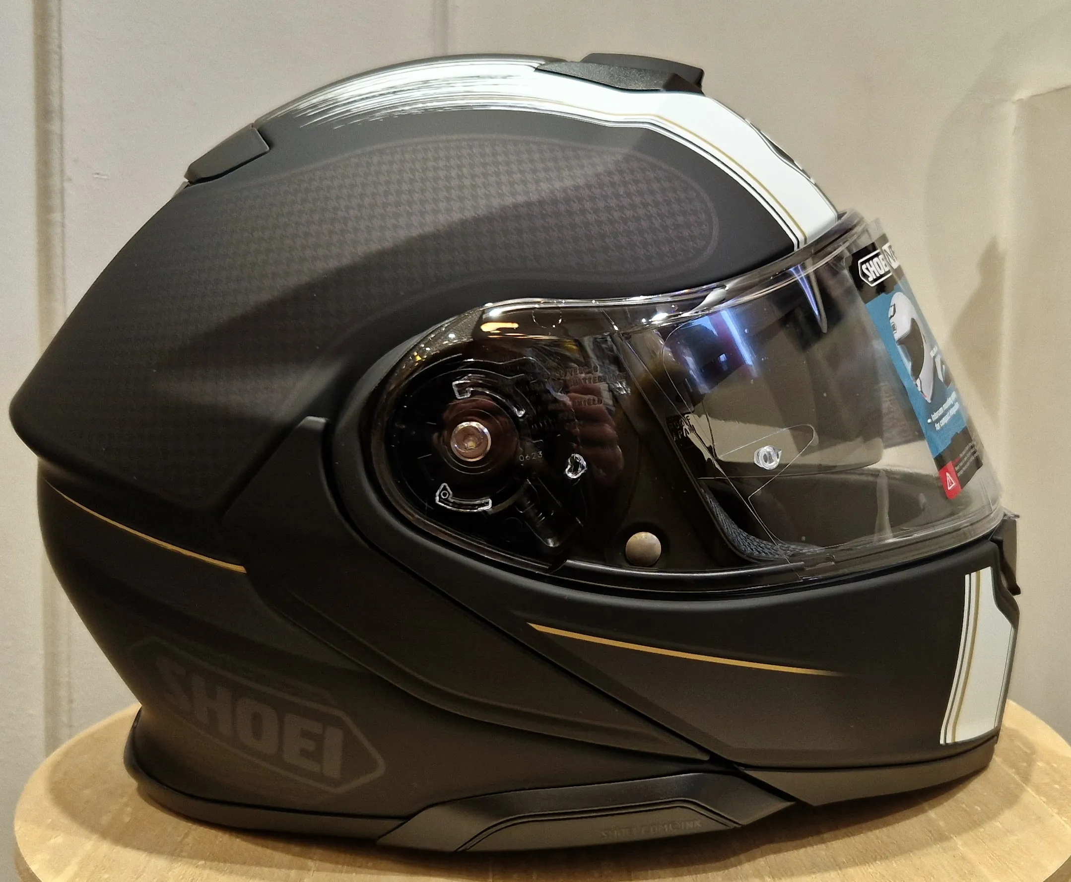 Casque SHOEI Neotec 3 Satori TC-5 (Noir mat) – Image 2