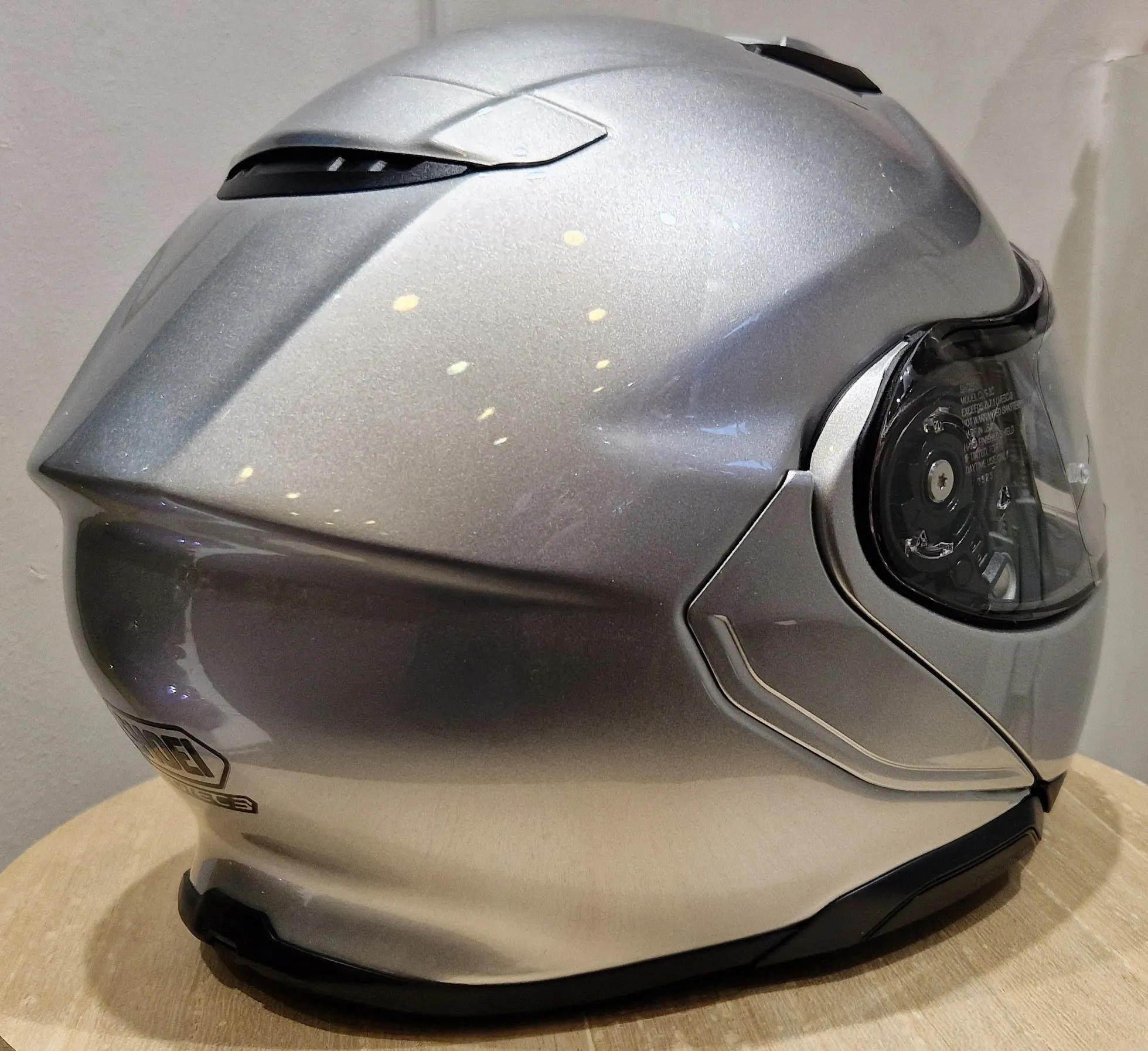 Casque SHOEI Neotec 3 Gris Silver – Image 2