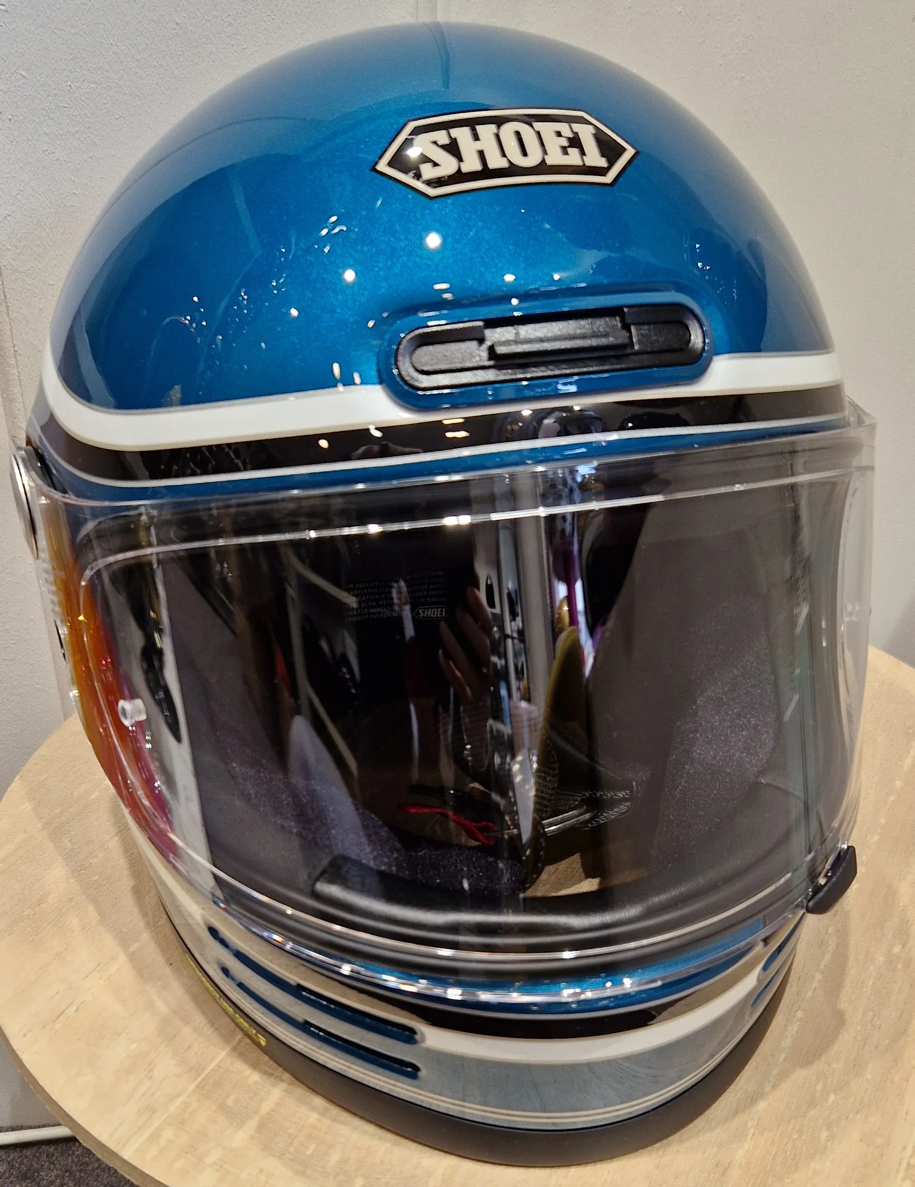 Casque SHOEI Glamster 06 BIVOUAC TC2 Bleu – Image 3